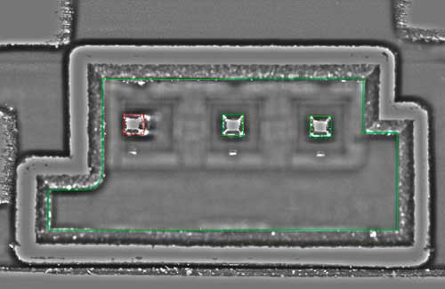 Scanbild einer Pinvermessung von Alfavision